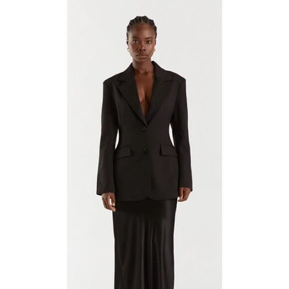 DISSH Jackets & Blazers - DISSH Apollo Black Cinched Blazer NWT Sz. 12